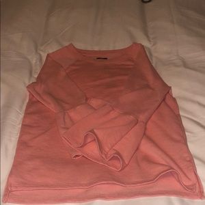 Aerie Coral Bell Sleeve Crewneck Sweatshirt